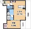 ウォグノォつきのわの間取り画像
