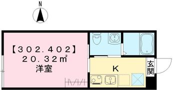 サンクトスコート五条室町の間取り画像