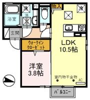 agreable(ｱｸﾞﾚｱｰﾌﾞﾙ）の間取り画像