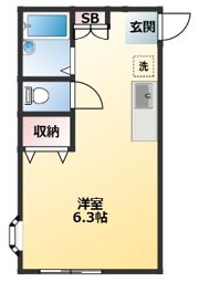 オリンピアハイツの間取り画像