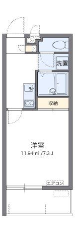 クレイノCrystal Ⅰの間取り画像