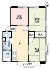 ル・ショコラBの間取り画像