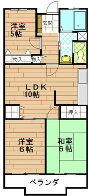 プラムヒルズ洋光台の間取り画像