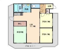 六甲ヒルズ篠原台の間取り画像