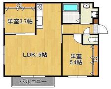 ルネス枝光の間取り画像
