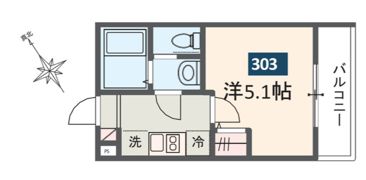 MELDIA保土ヶ谷Ⅱの間取り画像