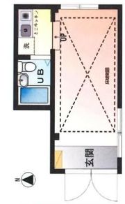 堀船マンション 1号室の間取り画像