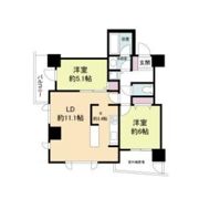 クロスレジデンス大阪新町の間取り画像