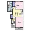 グリーンヒルズ姶良Bの間取り画像