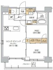リビオメゾン西麻布の間取り画像