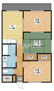 ルネス・トウワの間取り画像