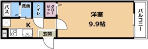 アークリード由美浜の間取り画像
