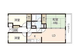 Casa&Michiroom己斐上の間取り画像