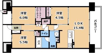 ブランズシティ南草津の間取り画像