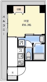 オアーゼ梅田東の間取り画像