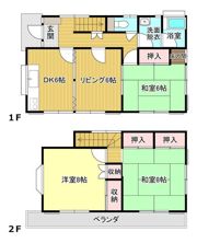 愛宕1－1－3貸家の間取り画像