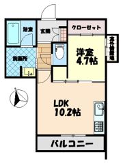 HL9 tomidabashiの間取り画像