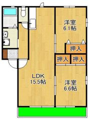 アヴェニールパルク21 IIA棟の間取り画像