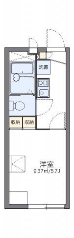 レオパレス大口台の間取り画像