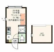 ハーモニーテラス・オリナスKSGの間取り画像