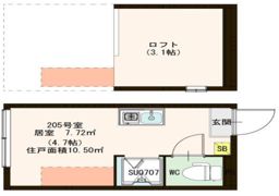 ハーモニーテラスK赤羽の間取り画像