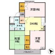 ドミール城西 A/B/C/Dの間取り画像