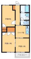 グランシャリオCの間取り画像