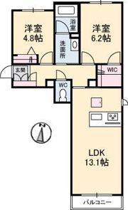 グリーングラスⅣの間取り画像