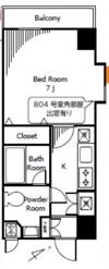 Humanハイム蔵前の間取り画像