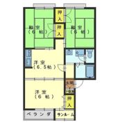 ベルクレージュ・FUJINAGA B棟の間取り画像