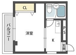 プレアール豊崎の間取り画像