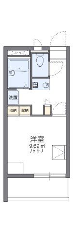 レオパレスサンフローラⅡの間取り画像