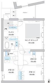 ガーデニエール砧 WESTの間取り画像