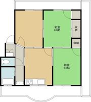 松本マンションIの間取り画像