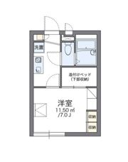 レオパレスルリームⅡの間取り画像