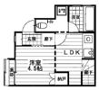 柏町貸家の間取り画像