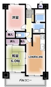 今福パーク・レジデンスの間取り画像