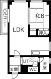 シャトー中尾の間取り画像