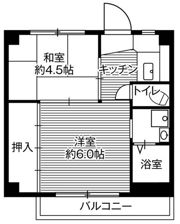ビレッジハウス善部5号棟の間取り画像