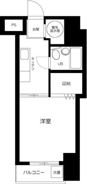 マンション五反田の間取り画像