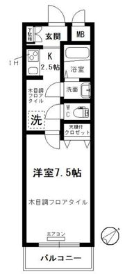 パレス南光の間取り画像