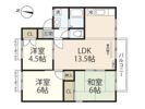 ビューラーM B棟の間取り画像