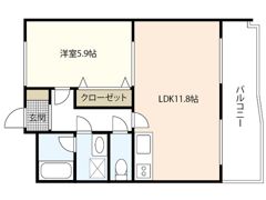 井口台FLATSの間取り画像