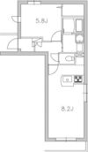 Evergarden千種 Iの間取り画像