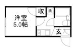 尾崎ハイツの間取り画像