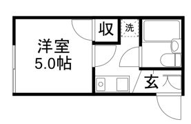 尾崎ハイツの間取り画像