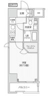 レジディア笹塚Ⅱの間取り画像
