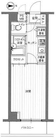 ヴィータローザ東府中の間取り画像