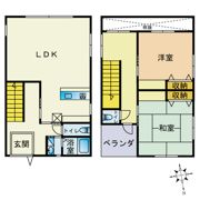 吉塚2丁目TU貸家の間取り画像