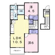 ウィステリアBの間取り画像